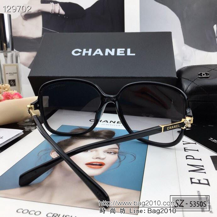 CHANEL香奈兒 2018新款 小香太陽鏡 PC鏡架 遮擋有害光線防輻射 5350S  lly1570